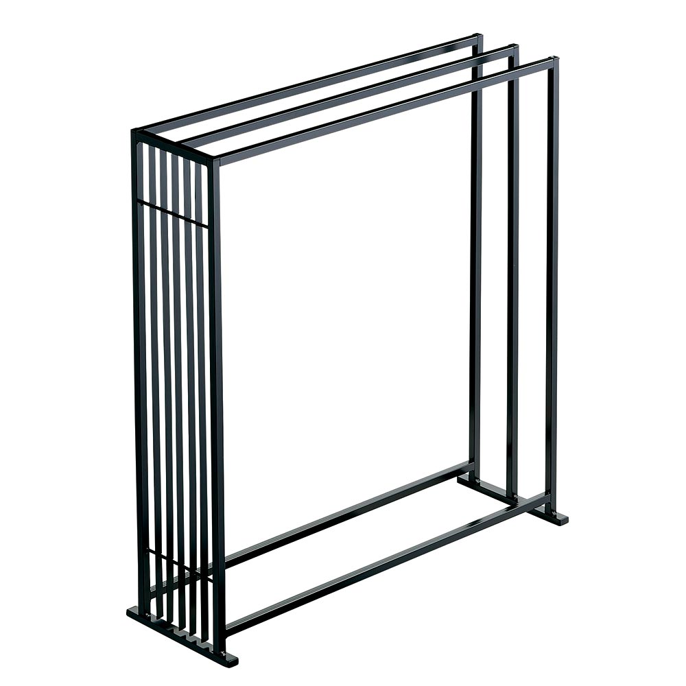 Hanji/ハンジ タオルハンガー 3連 幅66.5cm 奥行21.6cm 高さ71cm バスタオルスタンド ハンガー バス用品 バスマット H74724