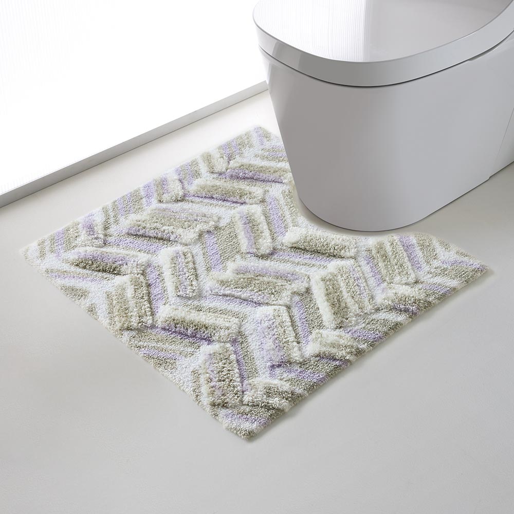 ≪大判≫M+home/エムプラスホーム レイヤードマット トイレマット トイレ用品 H75010