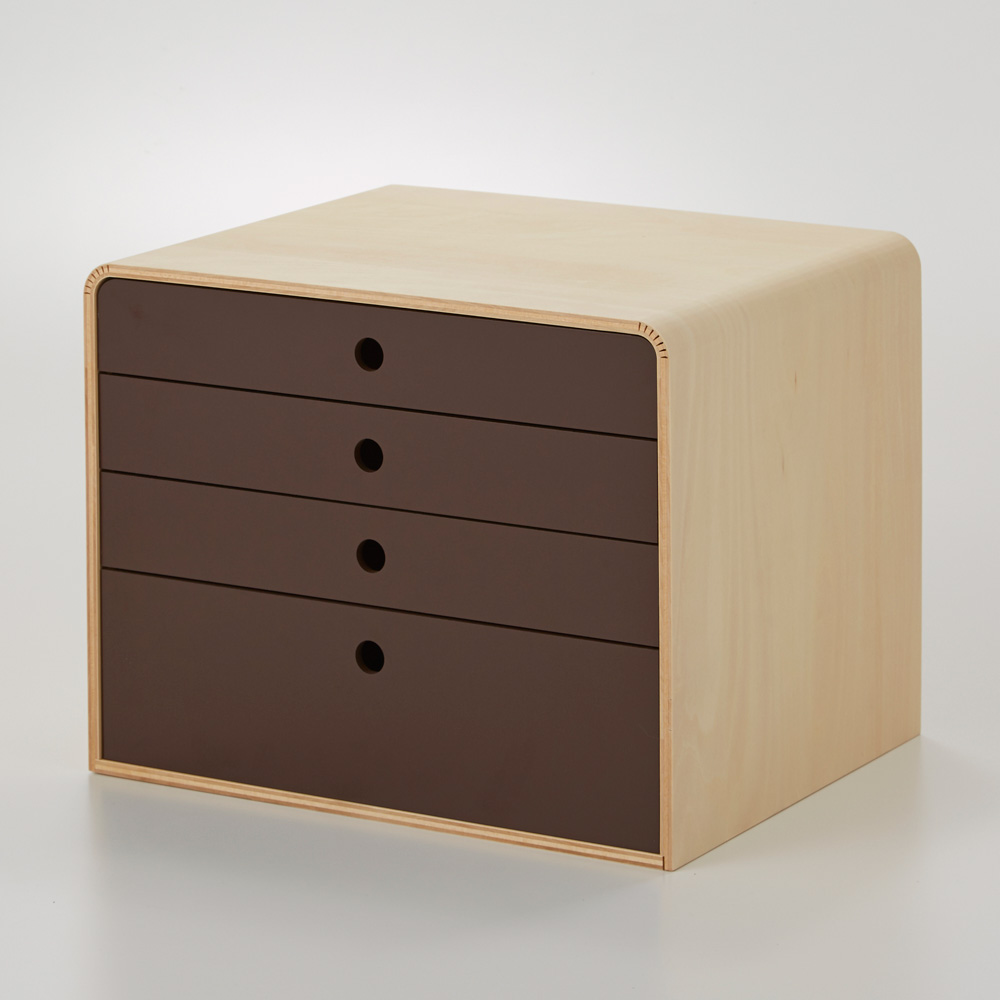 STOCK/ストック A4ファイルケース 幅35cm 書類ケース ファイル 卓上 小物収納 フリーボックス H75412