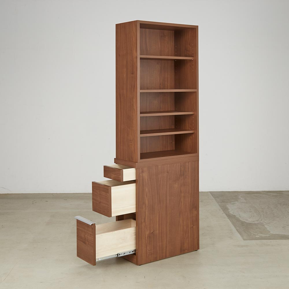 棚・シェルフ・ラック Anela arne 本棚 完成品 組立不要 オープンラック 約奥行20cm コミック