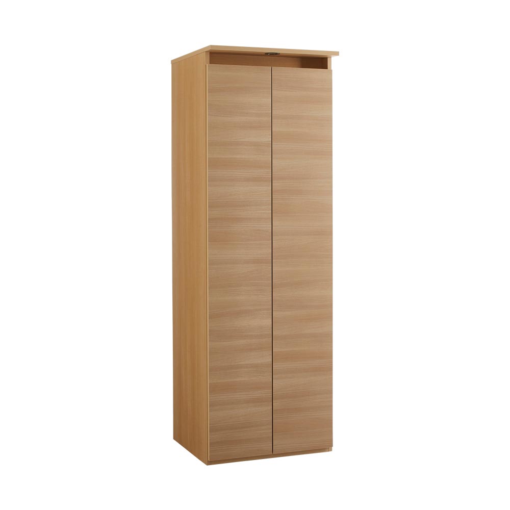 クラーレンLEDクローゼット ハンガー2段 幅60.5cm ワードローブ クローゼット 衣類収納 H75902