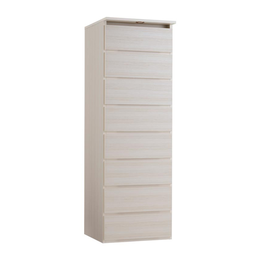 クラーレンLEDクローゼット チェスト 幅60.5cm タンス 衣類収納 H75904