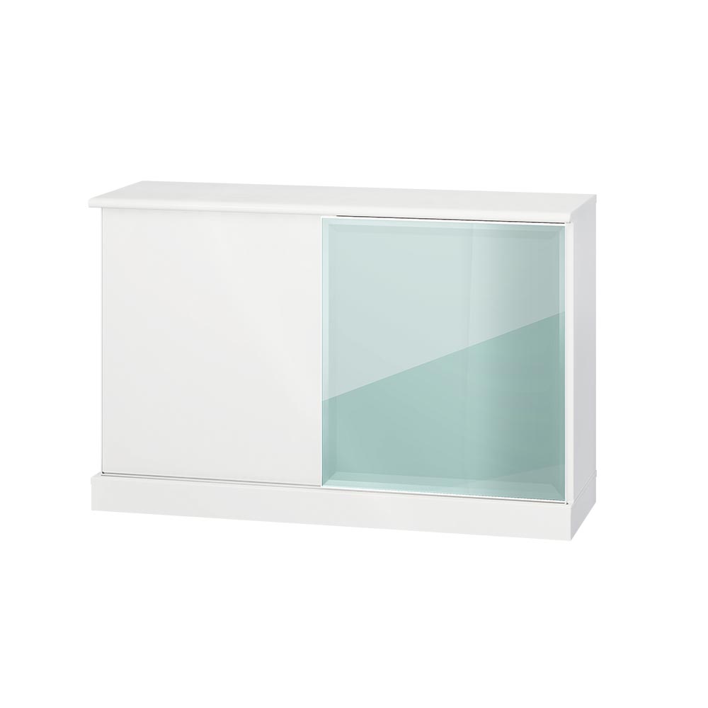 Orga/オルガ 引き戸キッチン収納 カウンター 幅140cm キッチンカウンター下収納 キッチン収納 H76629