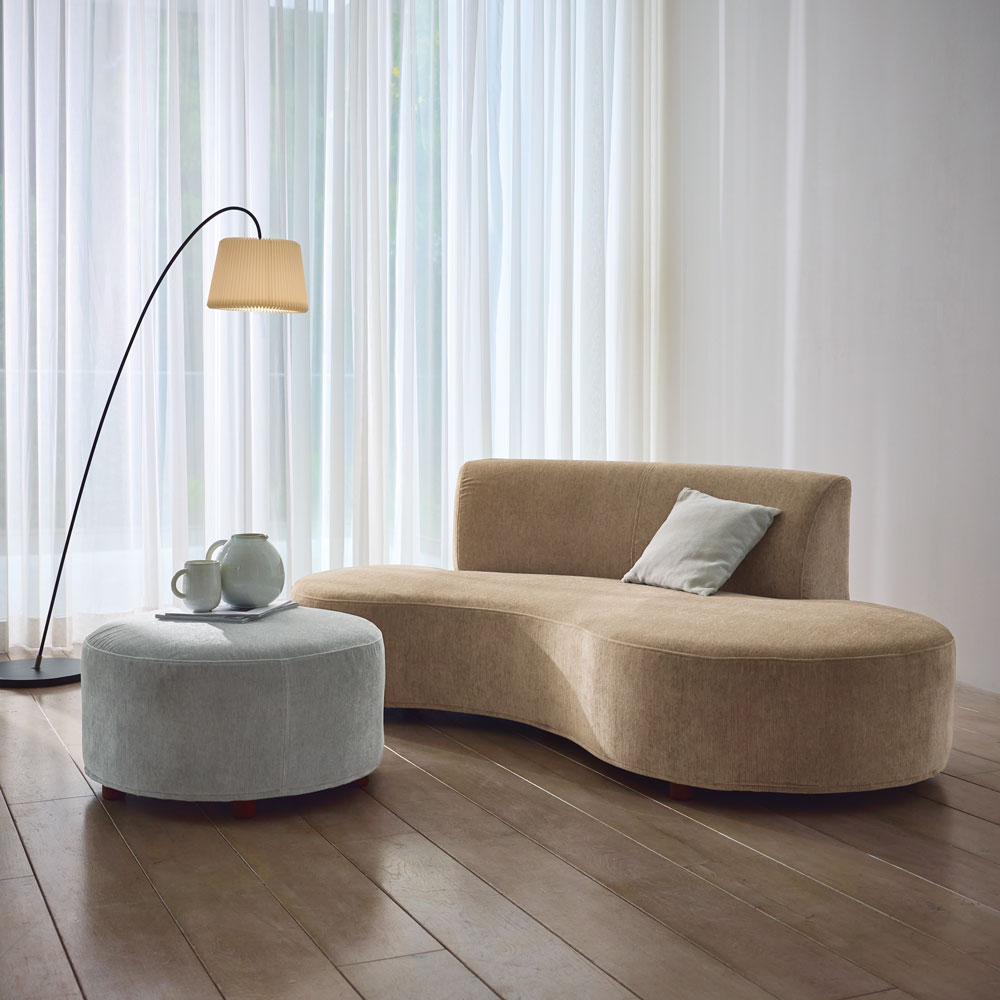 Moule/ムール フリースタイル カバーリングソファ 座って左ラウンド【日本製】 ファブリックソファ ソファ H70801