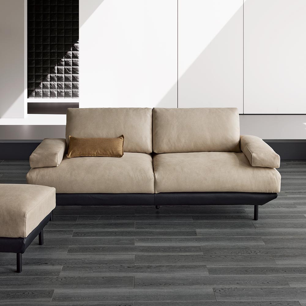 Aosta/アオスタ ソファ 3人掛けソファ+アームレスト2個セット レザーソファ ソファ H71001