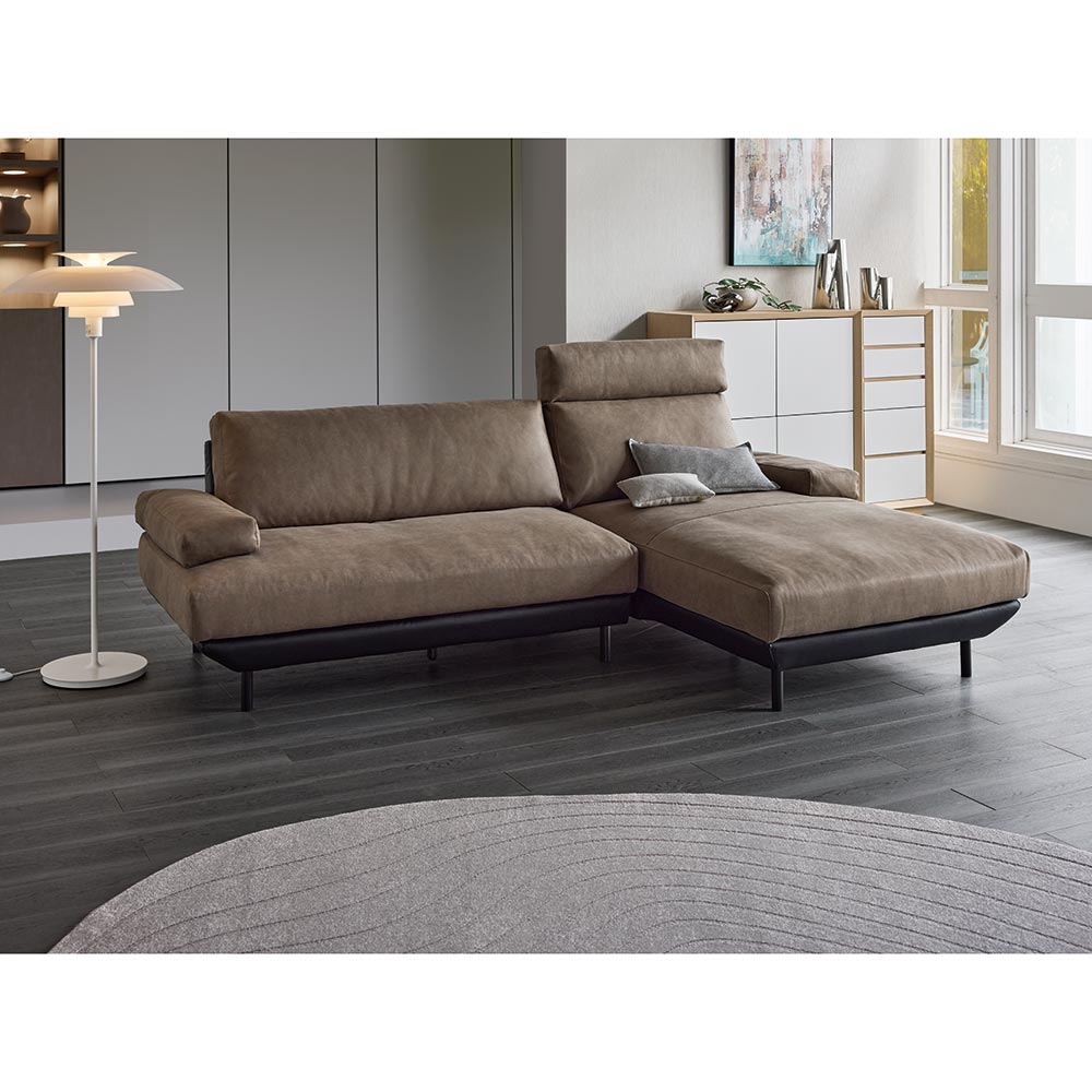 Aosta/アオスタ ソファ 座って左カウチソファセット＋アームレスト２個セット カウチ コーナー L字 ソファ H71002