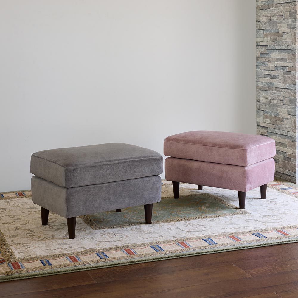 Valerie/ヴァレリー スツール/オットマン【日本製】 ファブリックソファ ソファ H71904