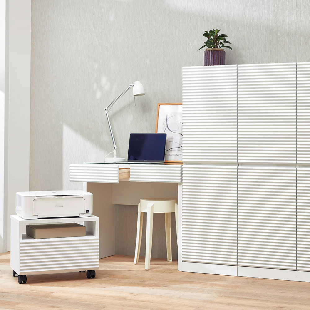 Venlo Style/フェンロースタイル ガラストップデスク 幅80cm オフィス 事務 書斎机 机 H72425