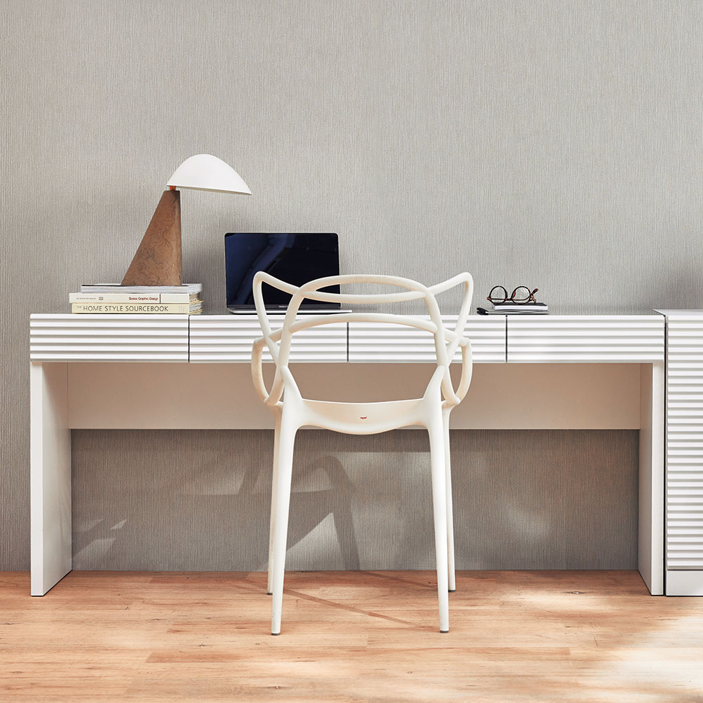 Venlo Style/フェンロースタイル ガラストップデスク 幅160cm オフィス 事務 書斎机 机 H72427