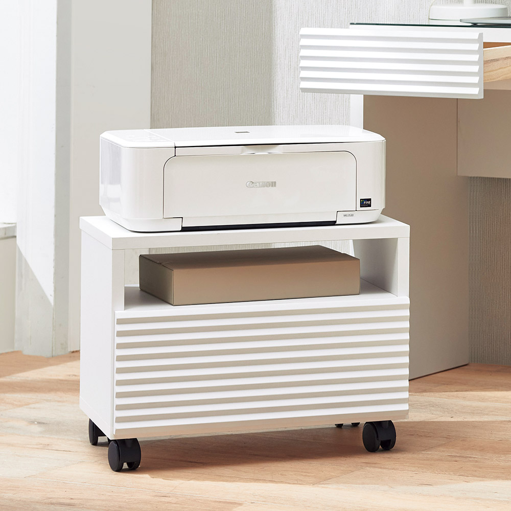 Venlo Style/フェンロースタイル デスクワゴン・プリンターワゴン 幅50cm 台 ラック リビング収納 H72428