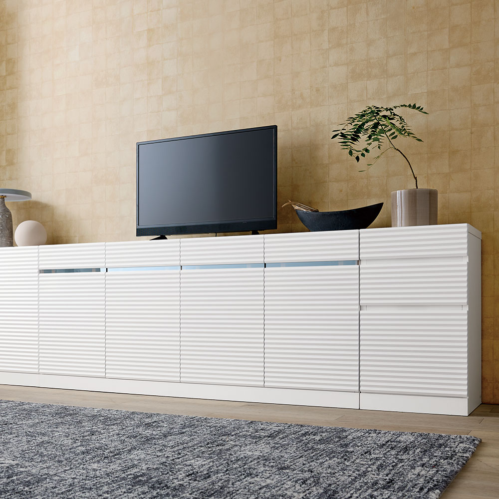 ハイタイプテレビ台 幅160cm 【Venlo Style/フェンロースタイル】 壁面収納テレビ台 テレビ台 テレビボード H72433