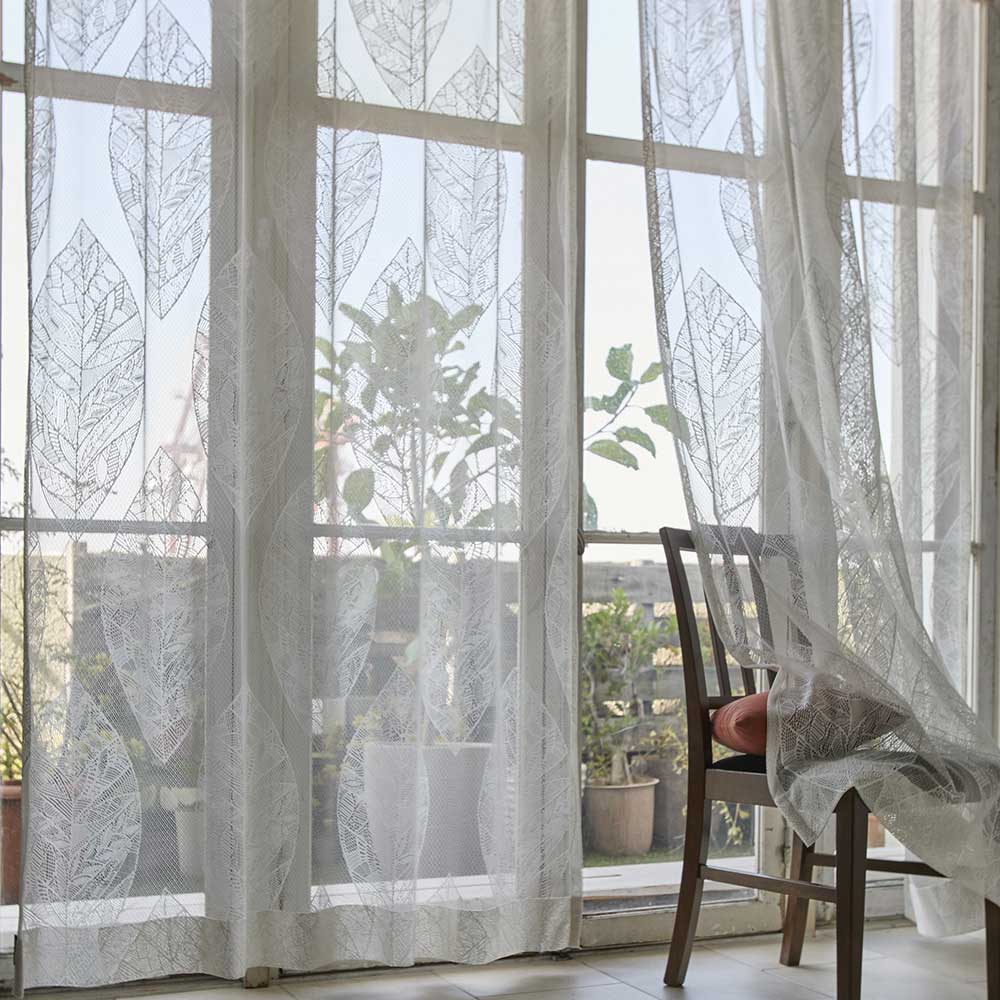 ≪約幅100cm×丈108cm≫Finlayson KAIHO/フィンレイソン カイホ レースカーテン（2枚） 遮光カーテン カーテン H72813