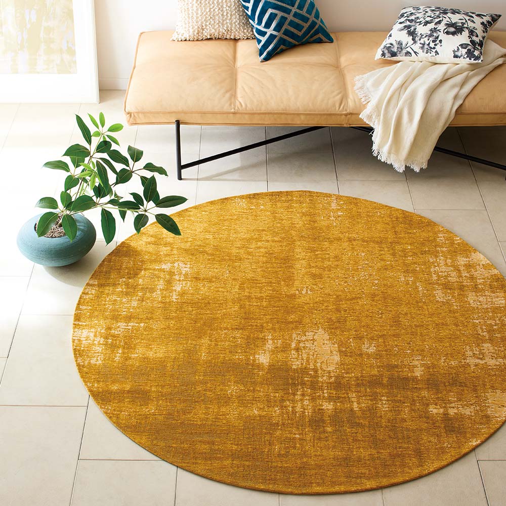 Velato/ヴェラート ジャカード織ラグ 約円形160cm 円形ラグ カーペット ラグ マット H72905