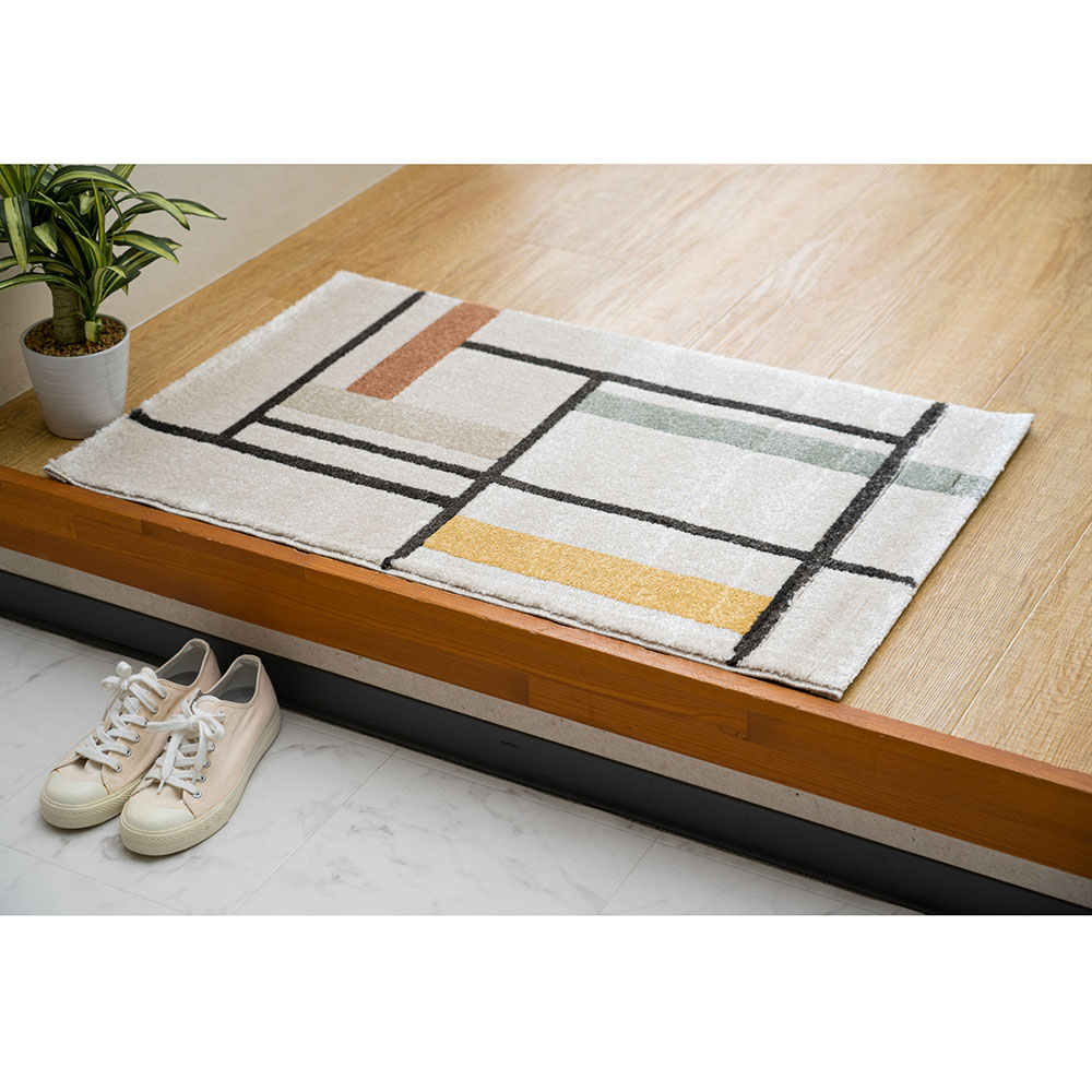 ≪70×120cm≫トルコ製デザイナーズマット 玄関マット カーペット ラグ マット H72923