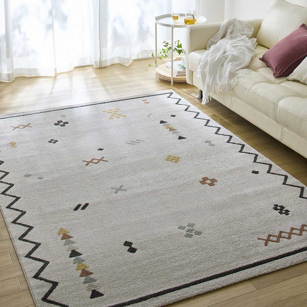 ≪80×140cm≫トルコ製デザイナーズラグ ラグ 絨毯 カーペット マット H72924