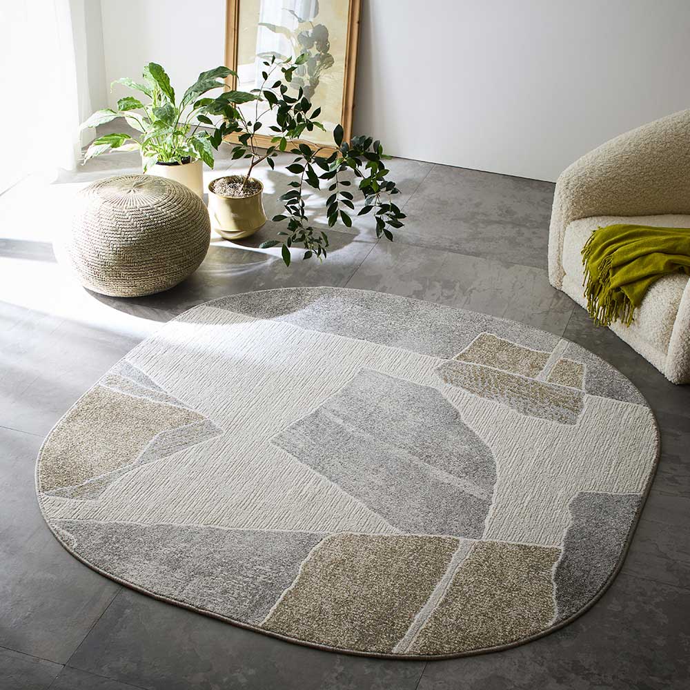 ≪133×195cm≫ベルギー製ラグ ベリラ ラグ 絨毯 カーペット マット H72952