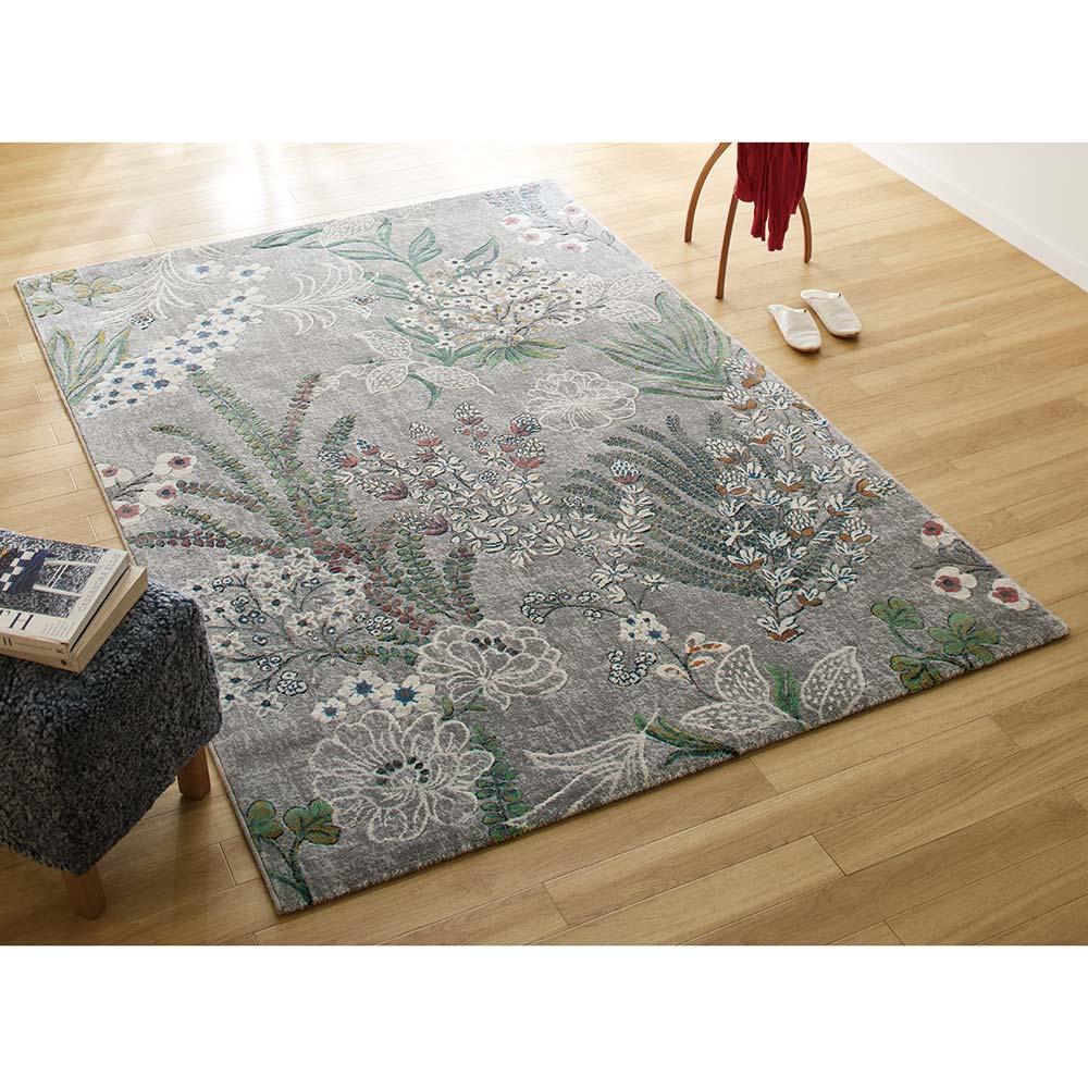 ≪160cm×230cm≫Floravera/フロラベラ ウィルトン織ラグ カバー カーペット ラグ マット H73016