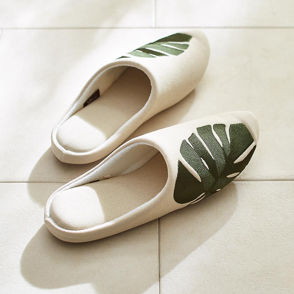 Monstera/モンステラシリーズ スリッパ1足 単品 トイレペーパーホルダー スリッパ トイレ用品 H73269