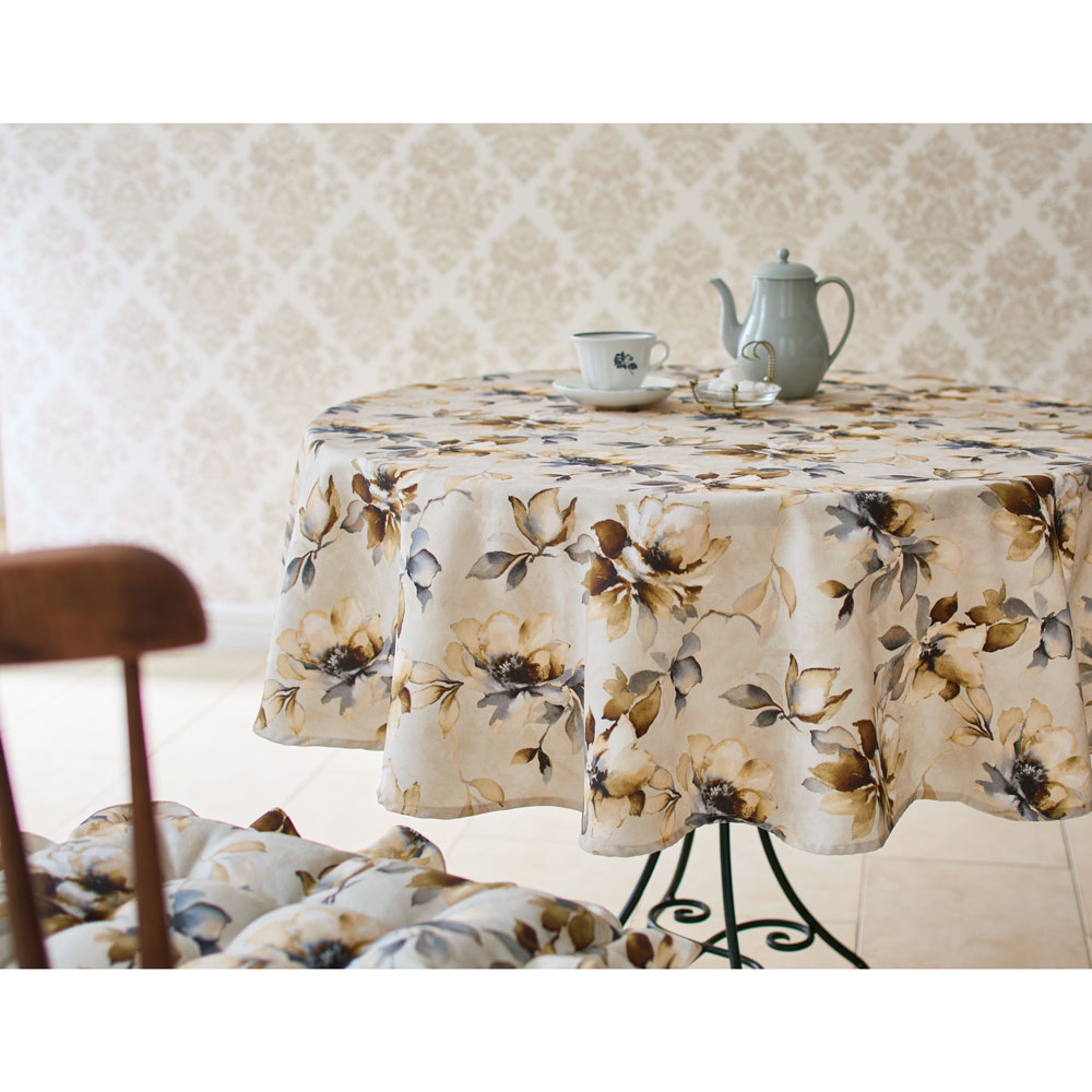 Eliana/エリアナ テーブルクロスシリーズ 円形クロス 径約145cm テーブルクロス ランチョンマット H73319