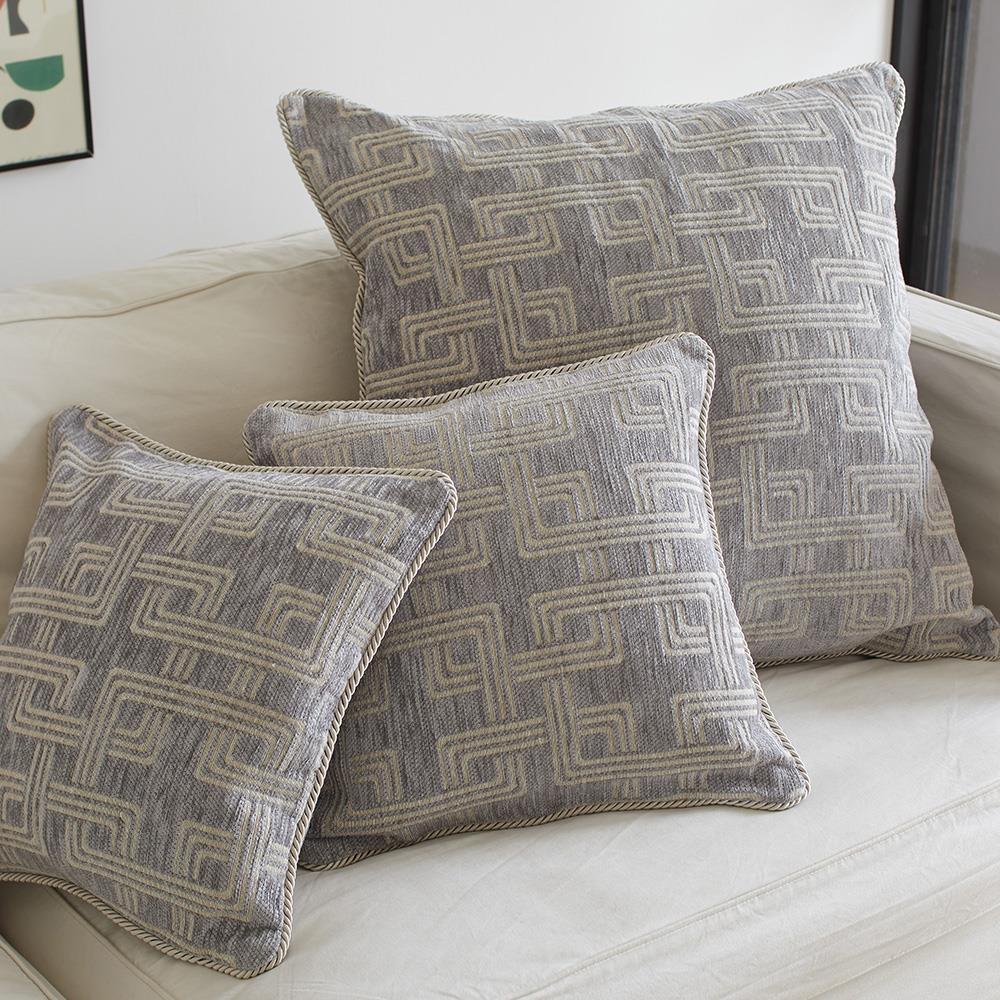 ≪約45×45cm(カバーのみ・同色2枚組)≫ イタリア製クッションカバー Rita カバー類 H73406