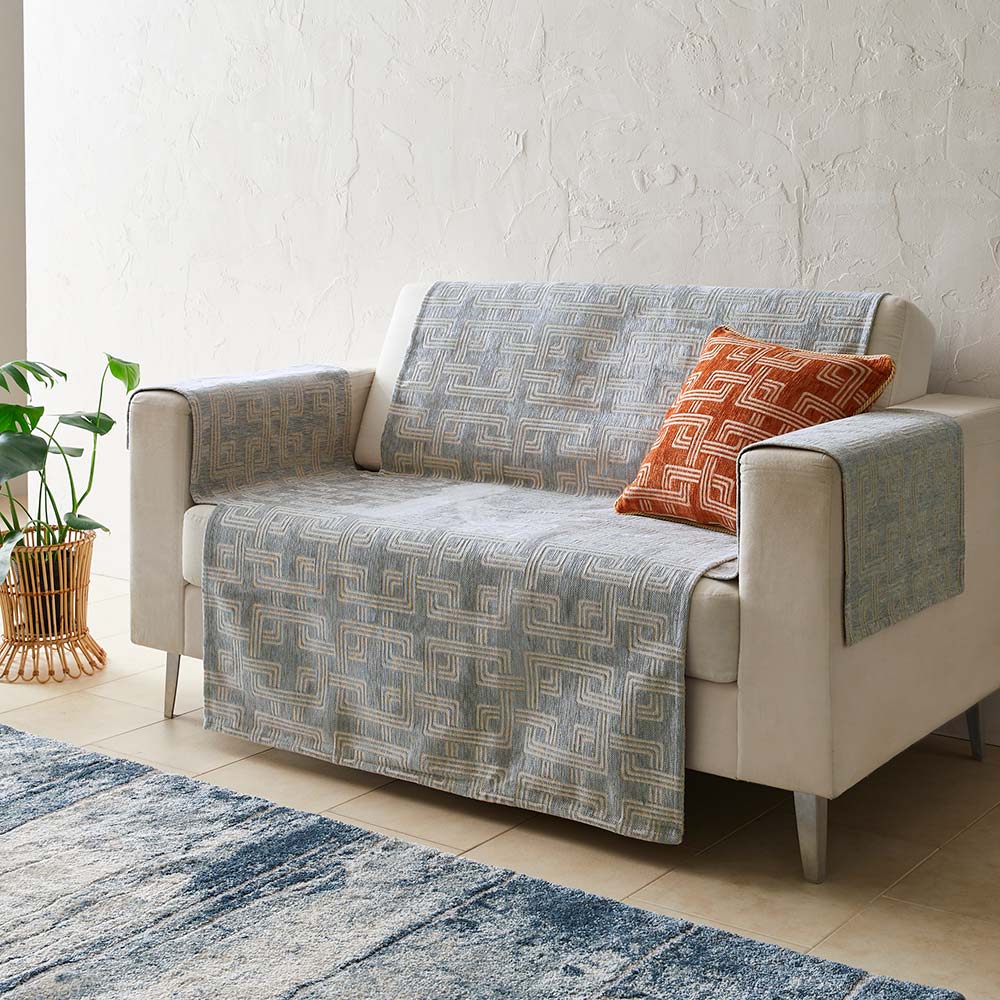 ≪約155×175cm≫ イタリア製マルチクロス Rita/リタ アームカバー付きマルチクロス ソファーカバー H73472