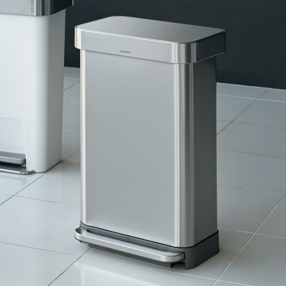 simplehuman シンプルヒューマン　ダストボックス　ゴミ箱　ステンレス simplehuman/シンプルヒューマン ステップダストボックス