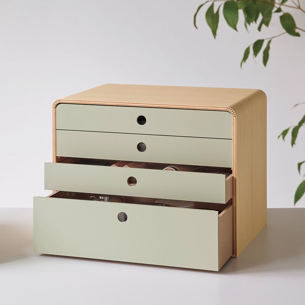 STOCK/ストック A4ファイルケース 幅35cm 書類ケース ファイル 卓上 小物収納 フリーボックス H75412