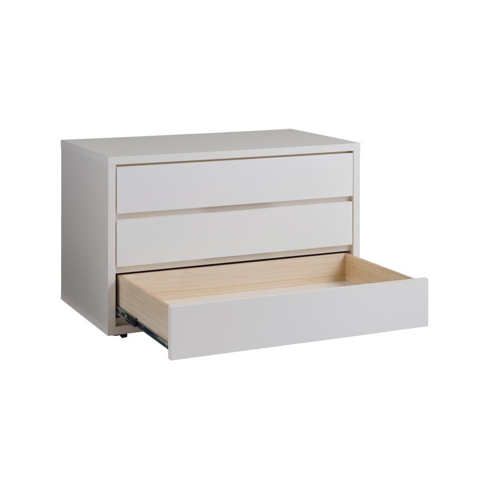 クローゼットチェスト 3段 幅90cm 奥行40cm 押入れ クローゼット収納 衣類収納 H75927