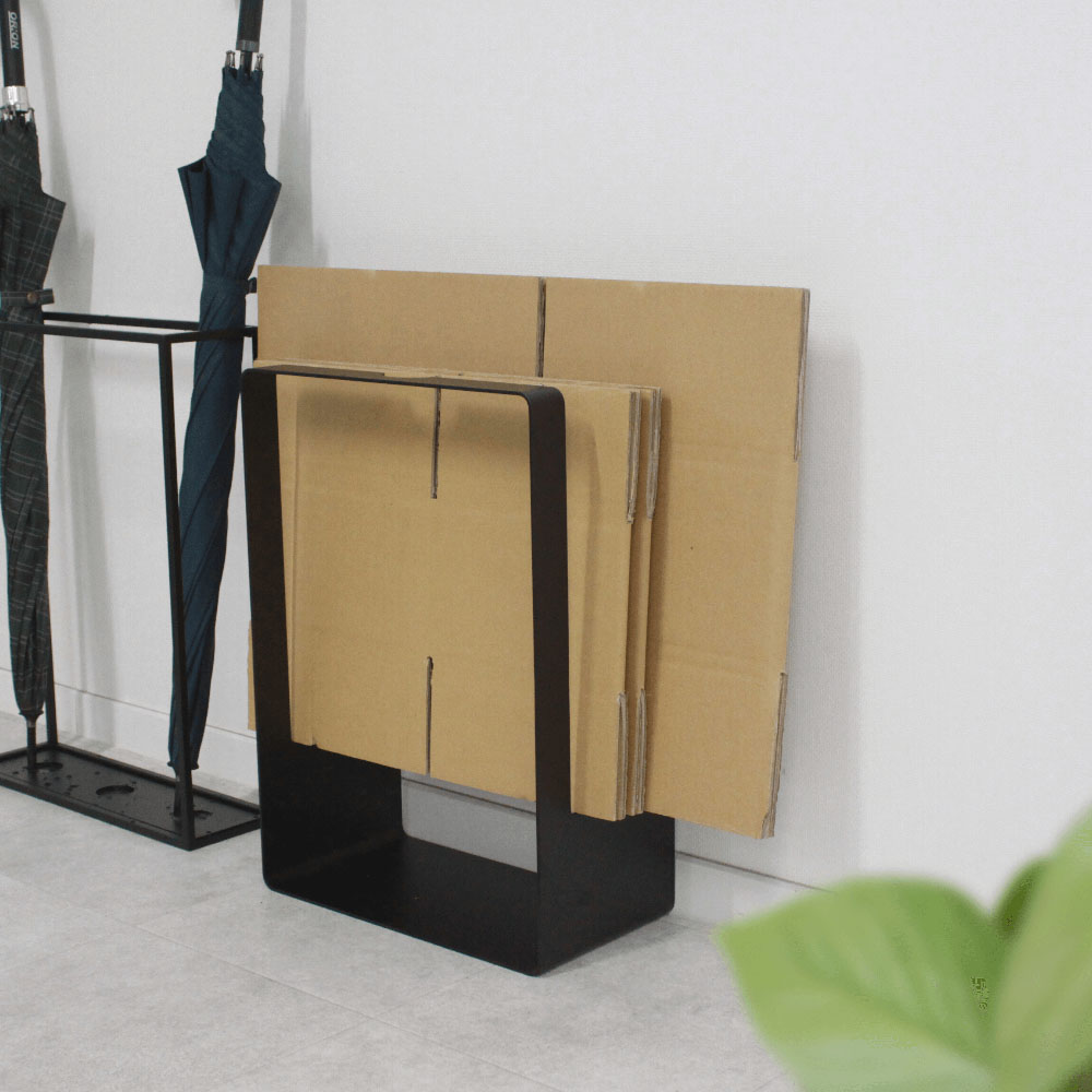 KUROSHIRO ダンボールストッカー 日用品 便利グッズ 生活雑貨 H78504