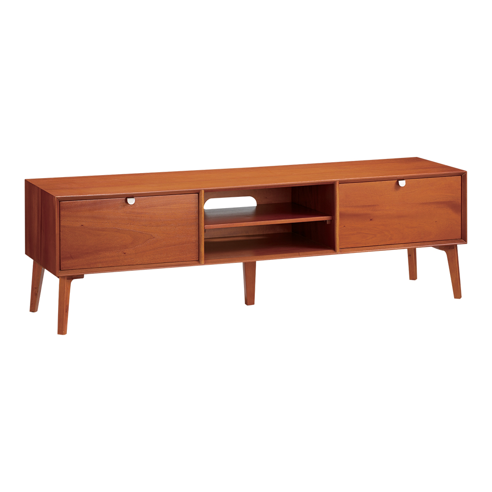 テレビ台 幅150高さ46cm 【北欧ヴィンテージ風Vカットデザインシリーズ