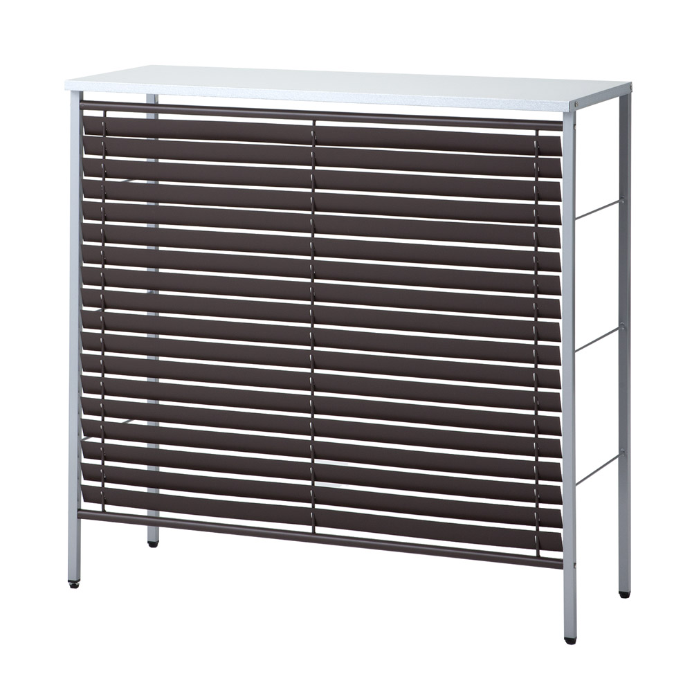 大型ガルバ製逆ルーバー室外機カバー カバーのみ エアコン室外機カバー H808H5