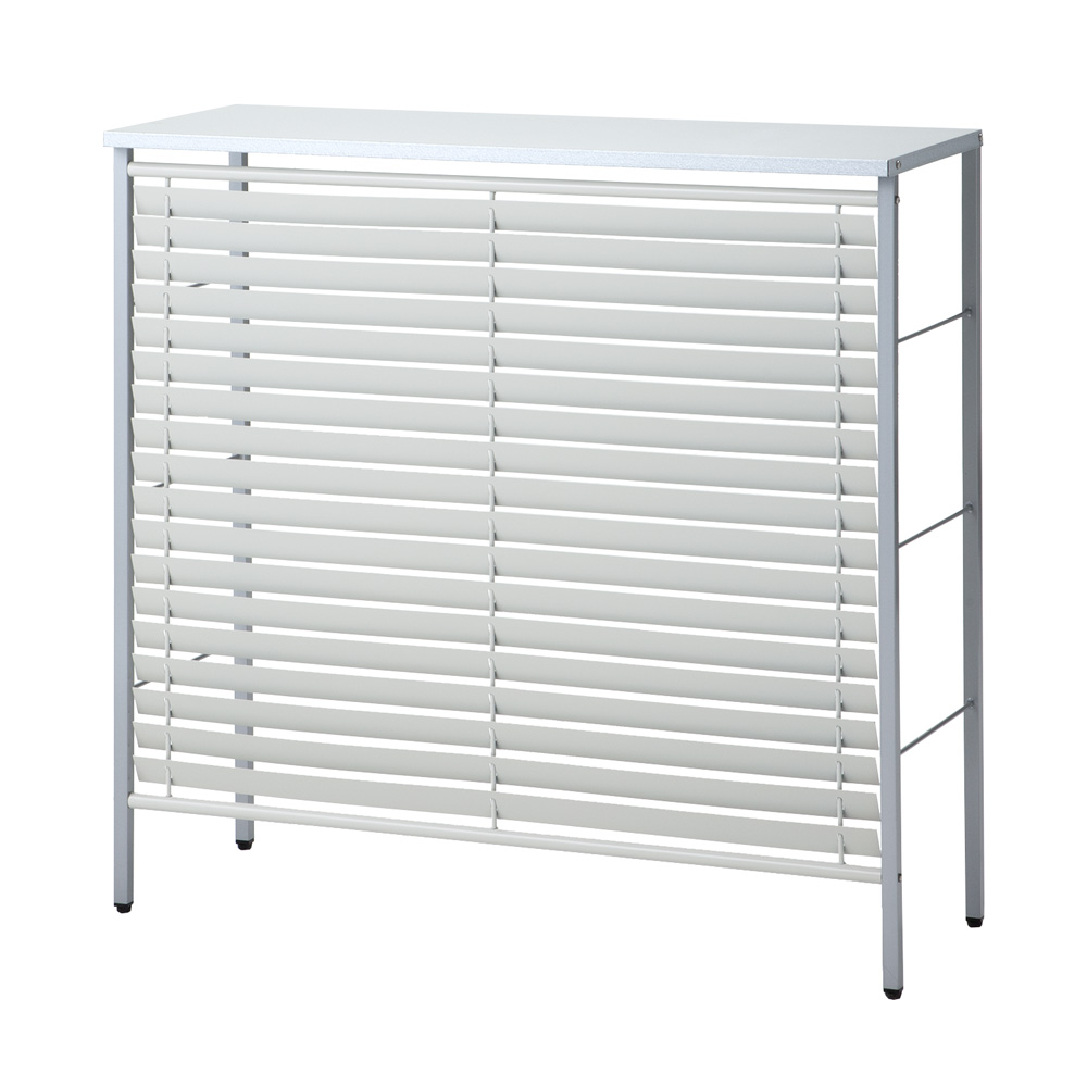 大型ガルバ製逆ルーバー室外機カバー カバーのみ エアコン室外機カバー H808H5