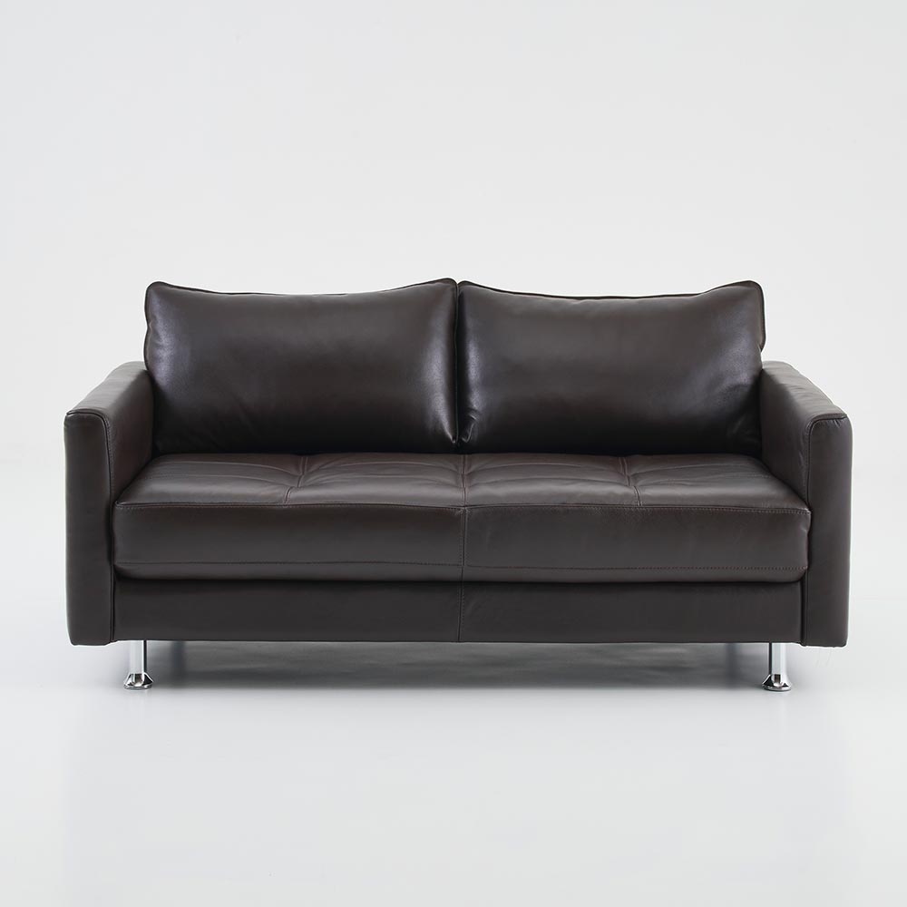 LX 総革張り(セミアニリン厚革)ラブソファ幅162cm 2人掛け レザーソファ ソファ H81003