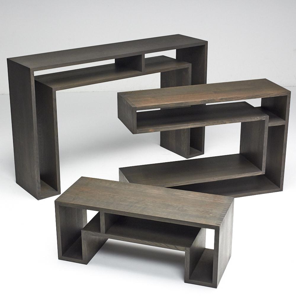 SHOJI ショージ オケージョナルテーブル 3点セット（コンソール・リビングテーブル）［abode（アボード）／デザイン：ウー・バホリヨディン］ コンソールテーブル テーブル H81011