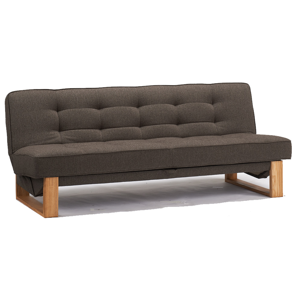 ツイード調ソファベッド 幅188cm ［国産］ ファブリックソファ ソファ H81123