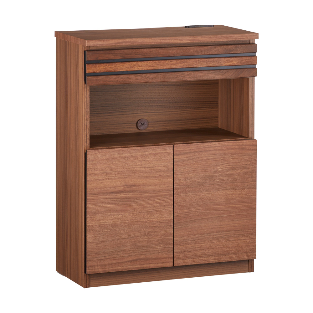 Remonte/ルモンテ 格子薄型ルーター収納 幅60cm キャビネット リビングボード リビング収納 H81411