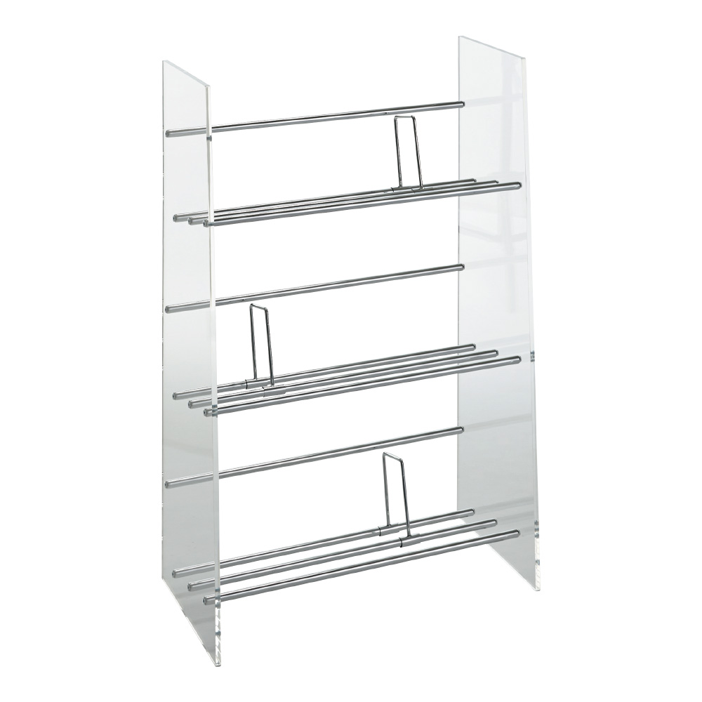 Lumiere/ルミエル クリアブックシェルフ 幅62cm 本棚 ブックシェルフ 書棚 ラック シェルフ H81519