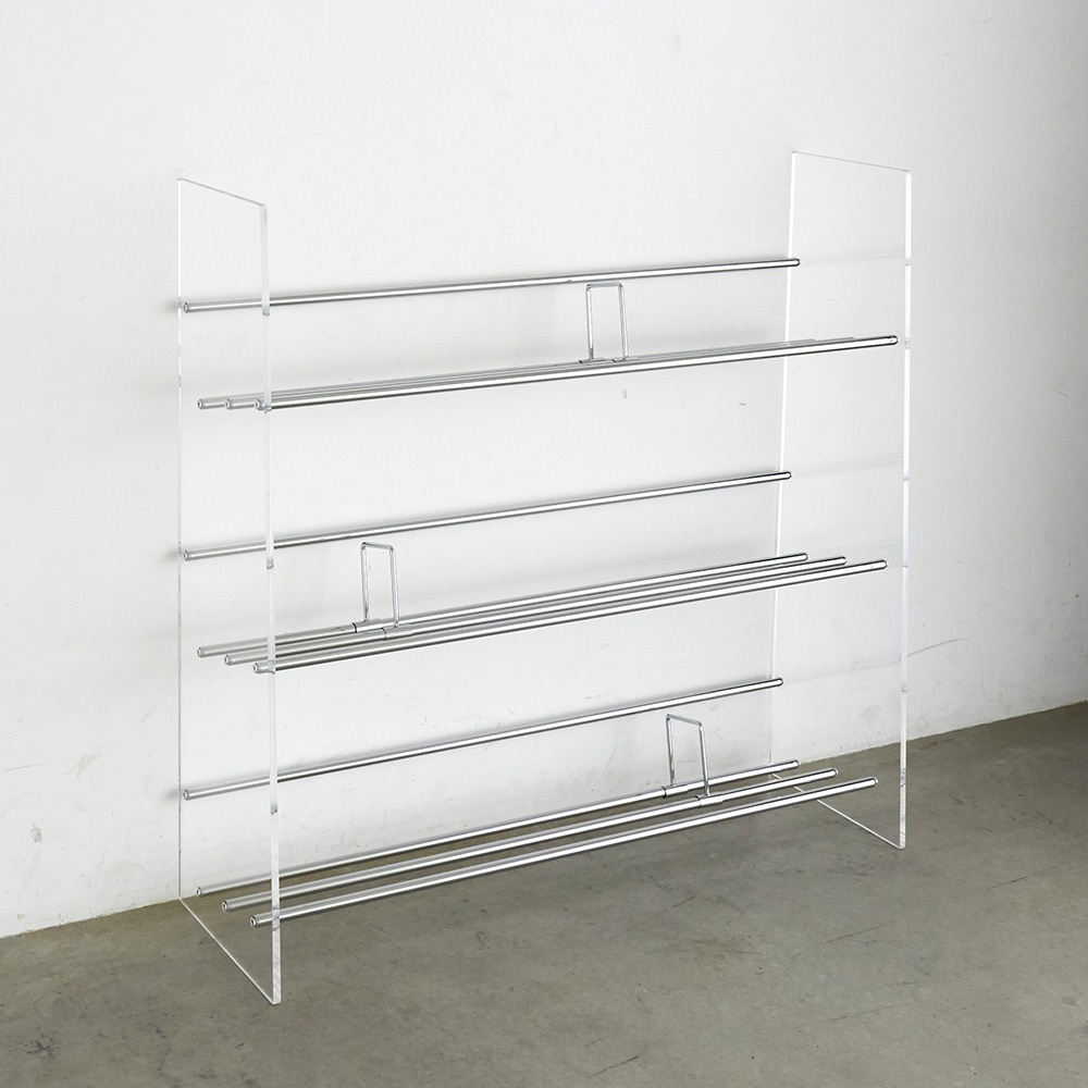 Lumiere/ルミエル クリアブックシェルフ 幅102cm 本棚 ブックシェルフ 書棚 ラック シェルフ H81521