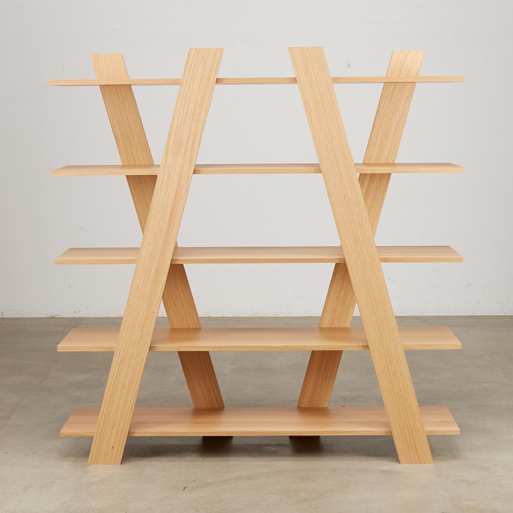 WINDY/ウィンディ リビングシェルフ ウッドラック 木製シェルフ 本棚 ラック シェルフ H81803