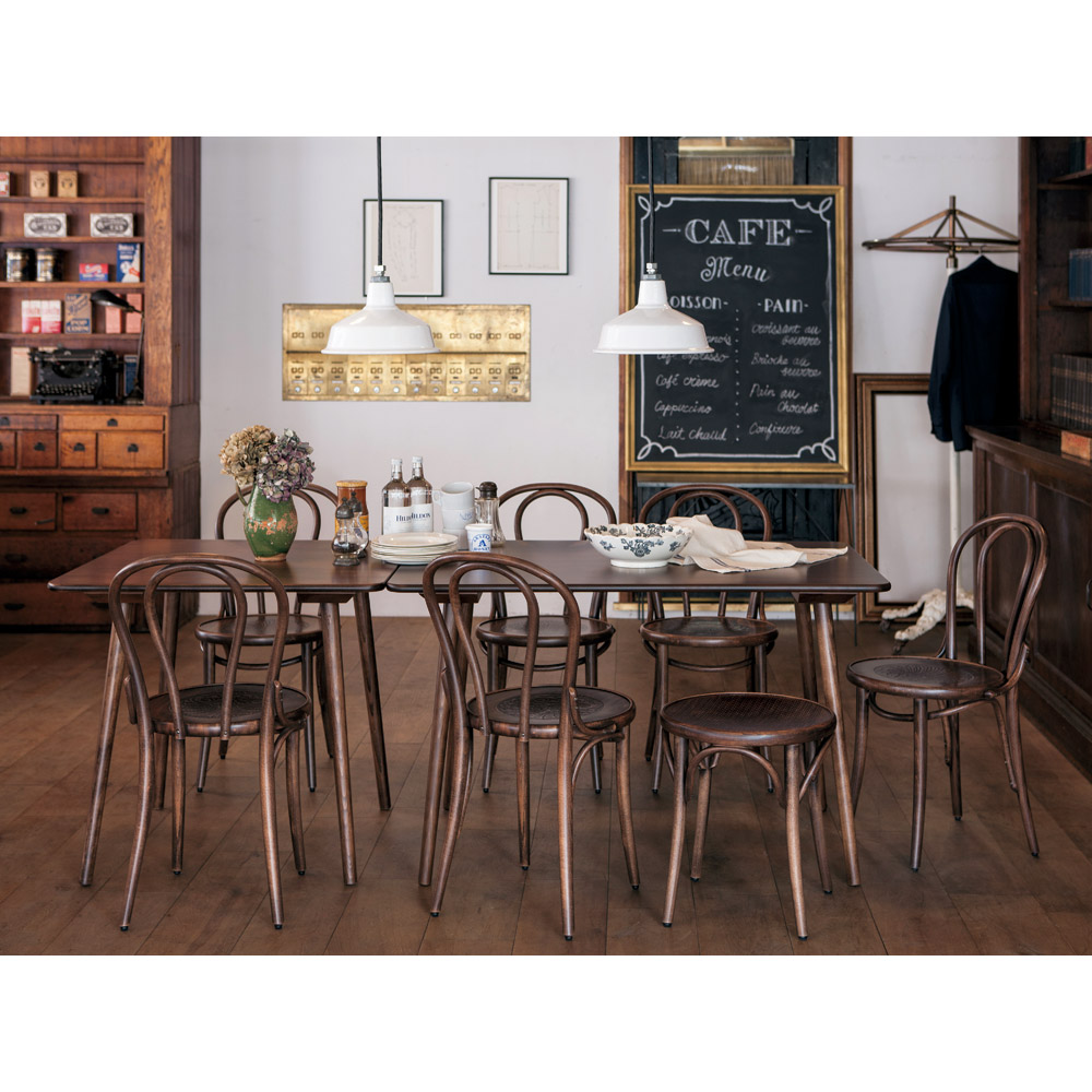 値下TON クロスバック ダイニングチェア アンティークホワイト チェコ製4 値下TON クロスバック ダイニングチェア アンティークホワイト