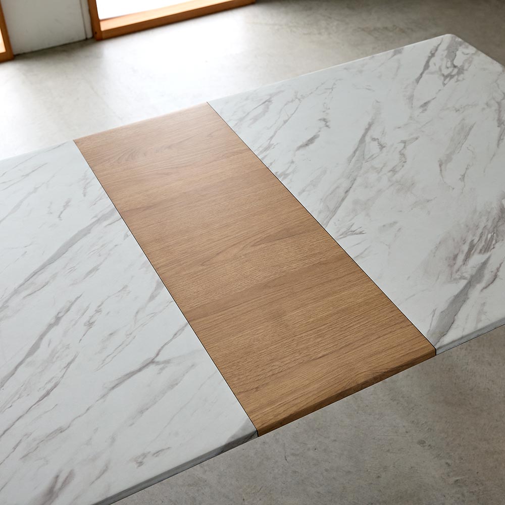 Priepo/プリエポ 伸長式ダイニングテーブル 幅160cm-196cm 伸長式 スライドテーブル テーブル H82025