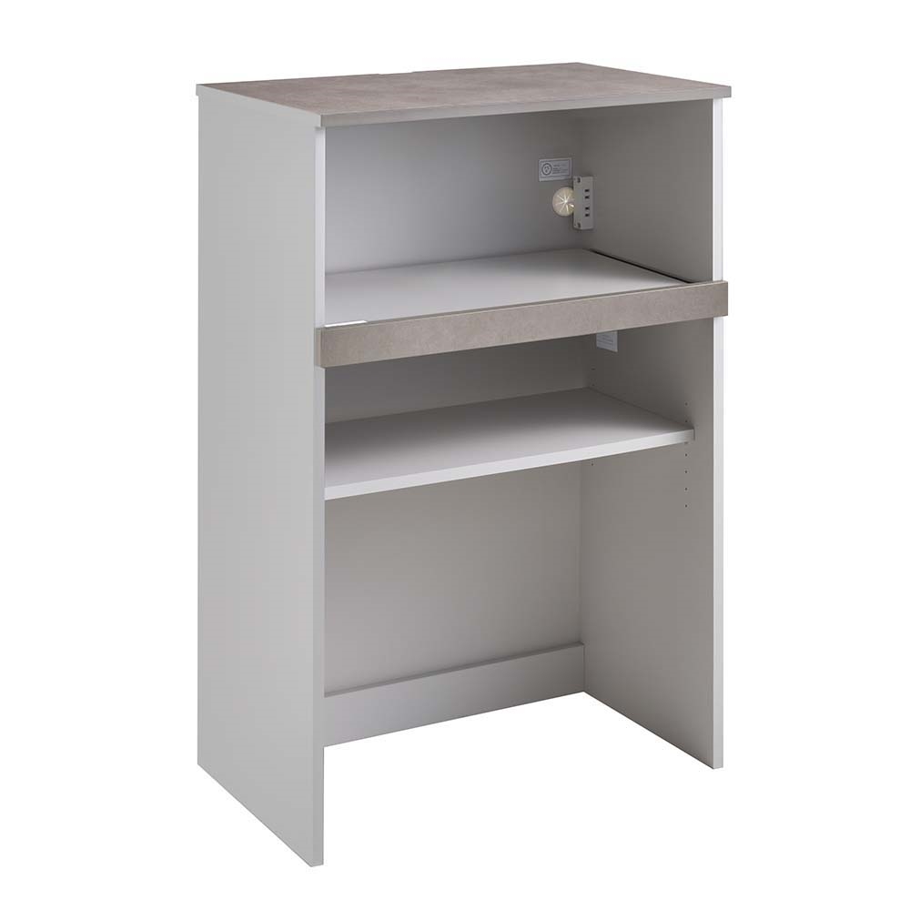 Glipaa/グリィーパ キッチン収納ユニット ダスト収納 幅80cm レンジ台 キッチンラック キッチン収納 H82102