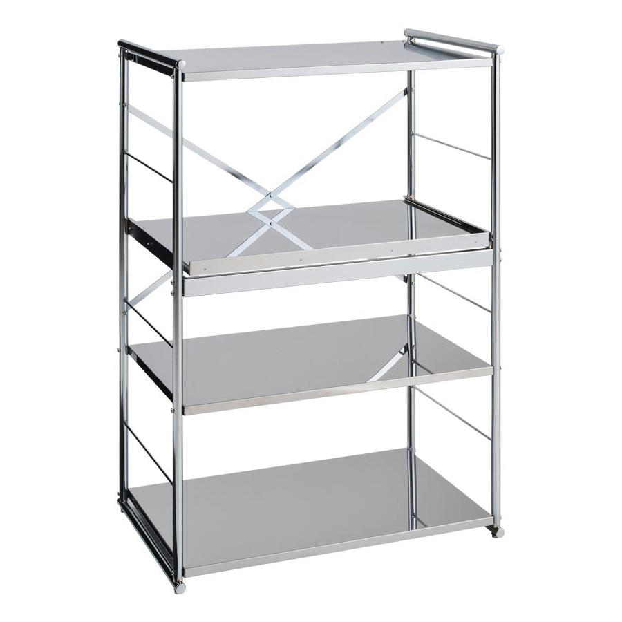 ≪幅60cm≫ ステンレス大型レンジラック ミドルオープン