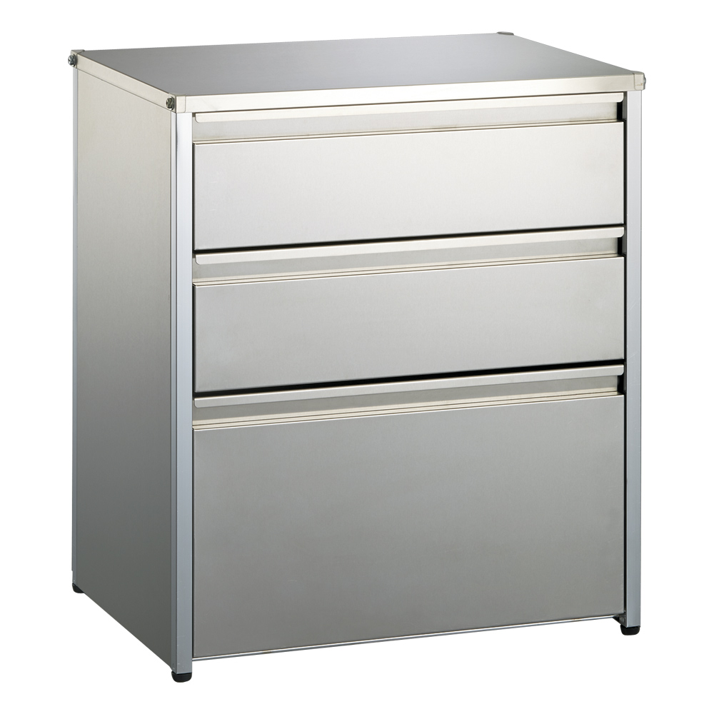 ステンレスシンク下収納 引き出し収納 ワイドタイプ キッチン 収納カート キッチン収納 H82214