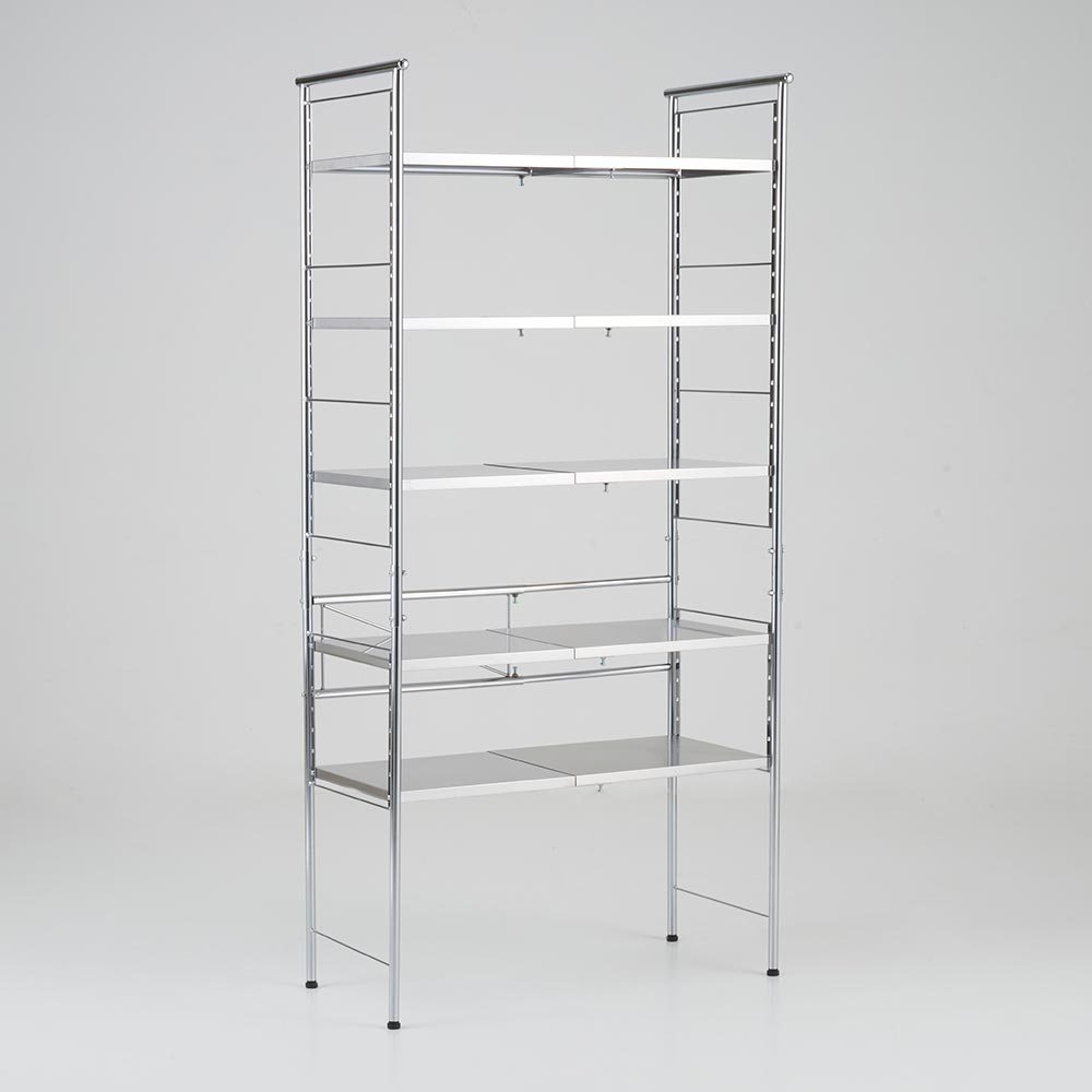 幅伸縮 ステンレス棚ダスト上ラック 棚5タイプ レンジ台 キッチンラック キッチン収納 H82307