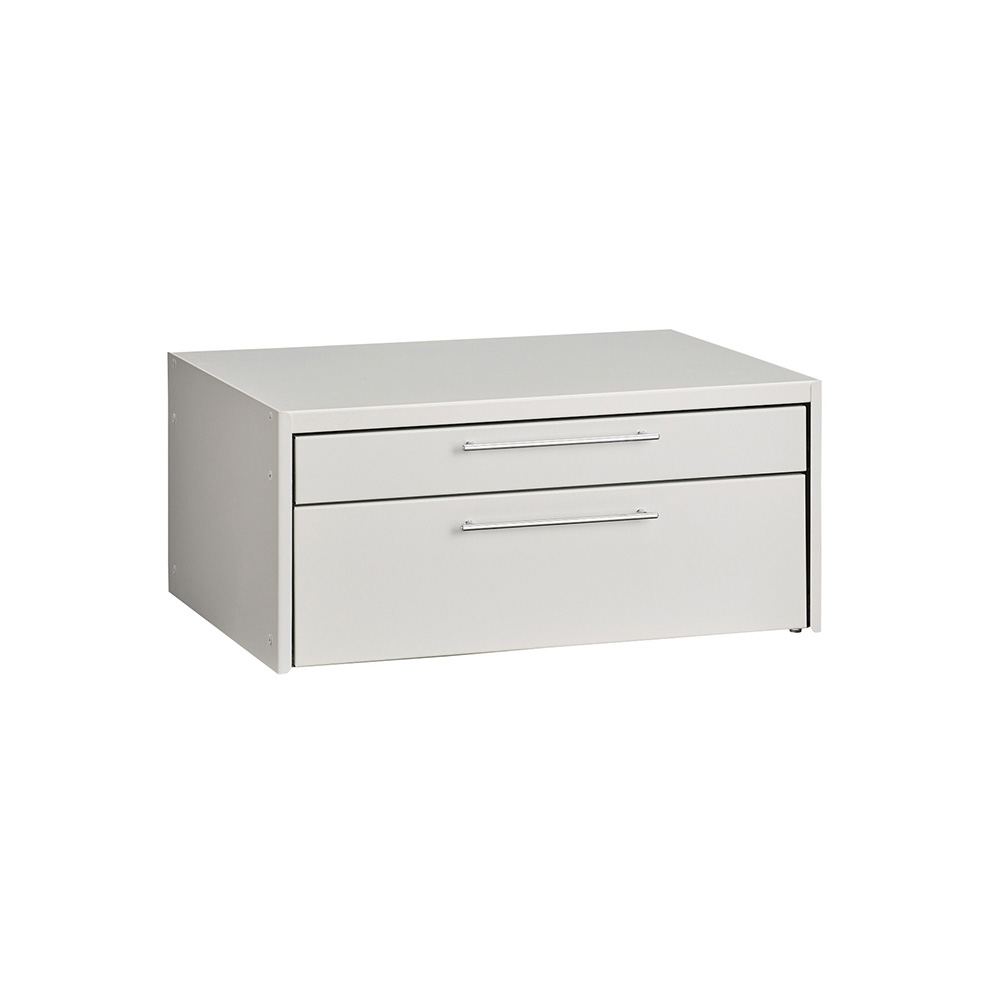 カセットコンロも収納できるトースターラック 幅45cm(引き出し2段) キッチンカウンター上収納 キッチン収納 H82322