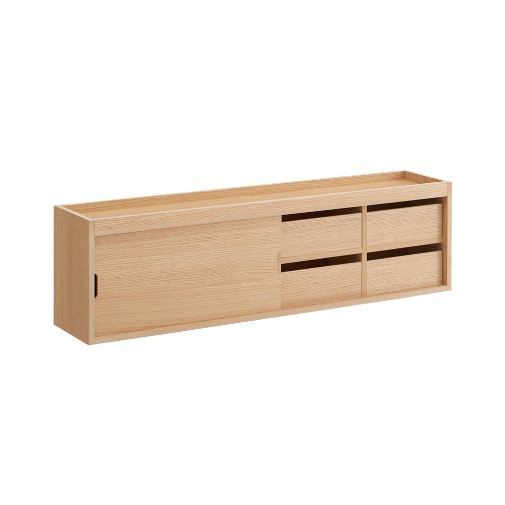 ≪引き出しタイプ 幅90cm≫Mihas/ミハス薄型カウンター上収納庫 シンク 水周り キッチン用品収納 H82416