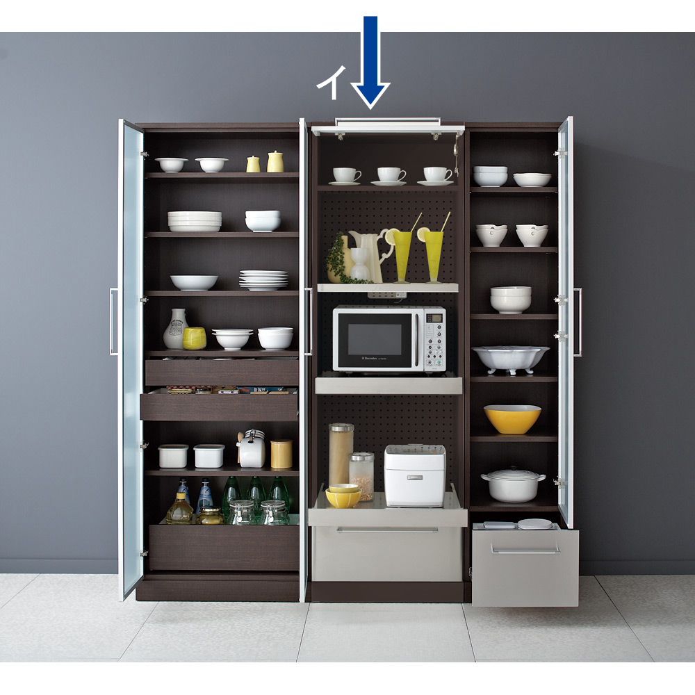 SmartII スマート2 ステンレスシリーズキッチン収納 ステンレスレンジボード 幅60cm キッチンボード キッチン収納 H82432