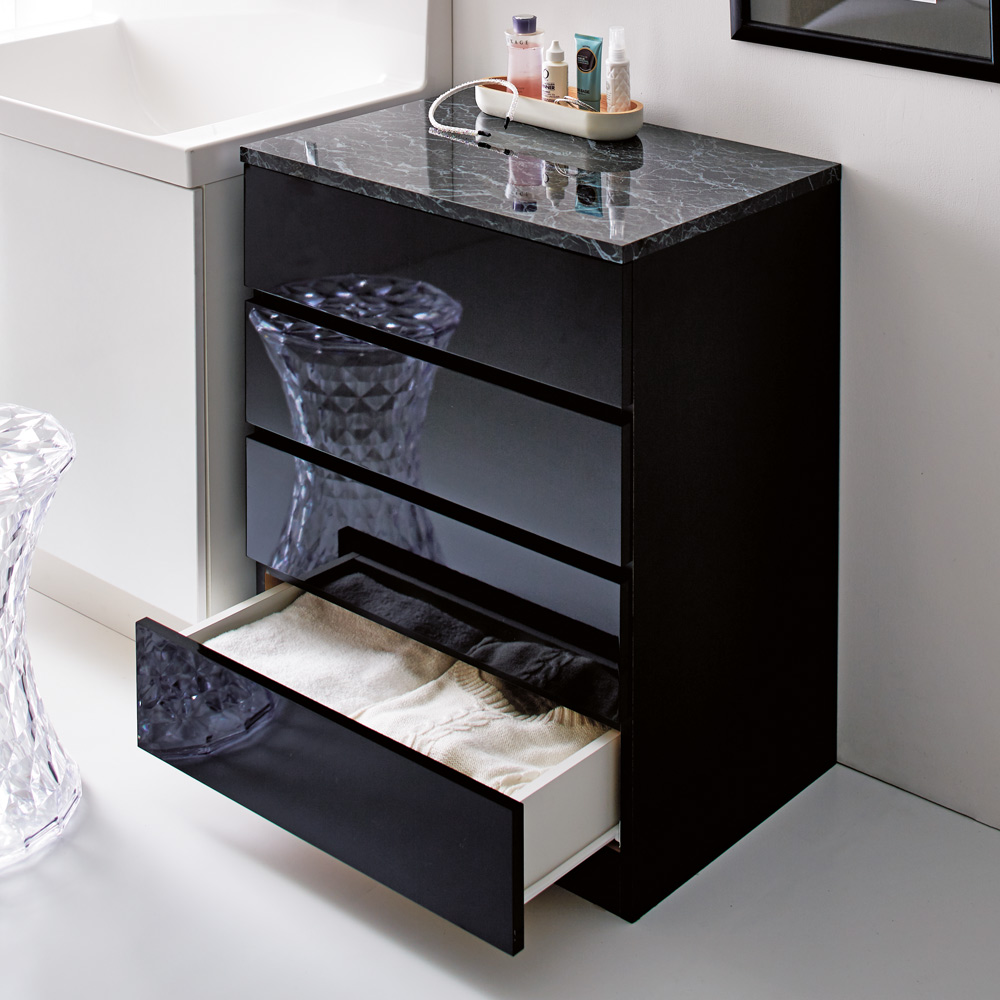 Marblenome/マーブルノーム サニタリーチェスト 幅45奥行45cm 洗面所収納 隙間収納 トイレ 洗面所 ランドリー収納 H82524