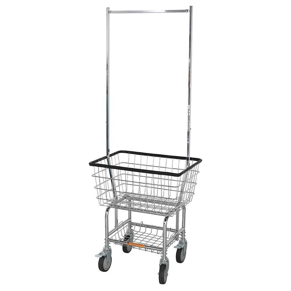 DULTON/ダルトン ランドリーカート クロームメッキ ハンガーラック付き ランドリー 洗濯かご トイレ 洗面所 ランドリー収納 H82532